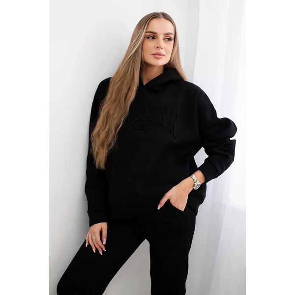 Kesi Insulated cotton set, sweatshirt + pants Brooklyn black 60754084