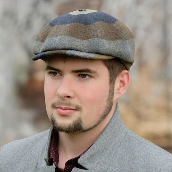 KRUMLOVANKA Vlnená bekovka s klapkami na uši 60865207