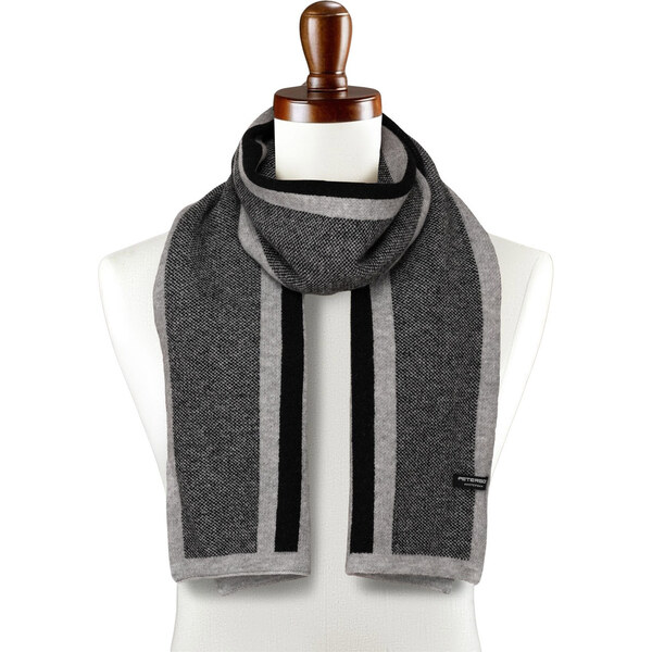 Elegantný pánsky šál so vzorom - Peterson 60788549