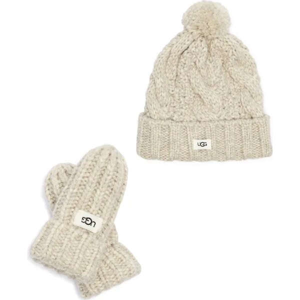 UGG Čiapka + rukavice | s prímesou vlny 60645649