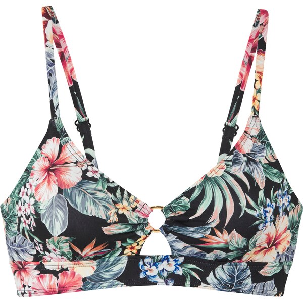 LASCANA Bikinový top zmiešané farby / čierna 60917268