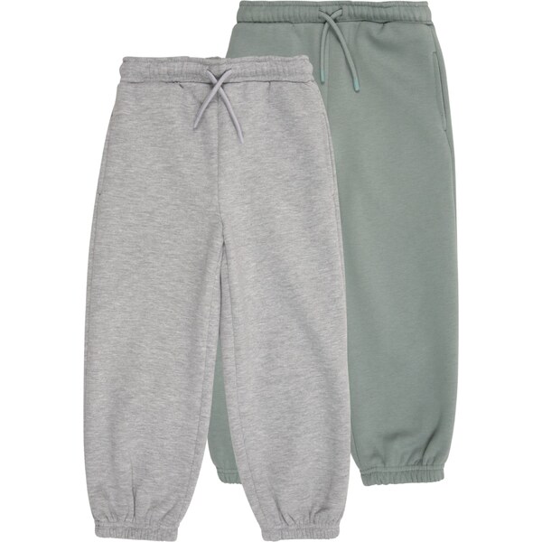 ABOUT YOU Nohavice Yara sivá melírovaná / svetlozelená 63211523