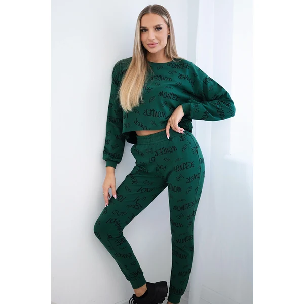 Kesi Set with green inscriptions 60729558