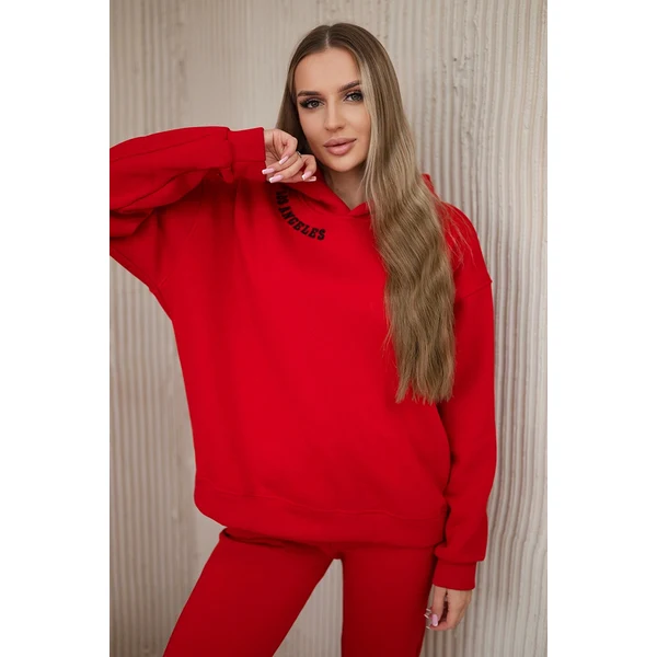 Kesi Insulated set with embroidery Los Angeles red 60729762