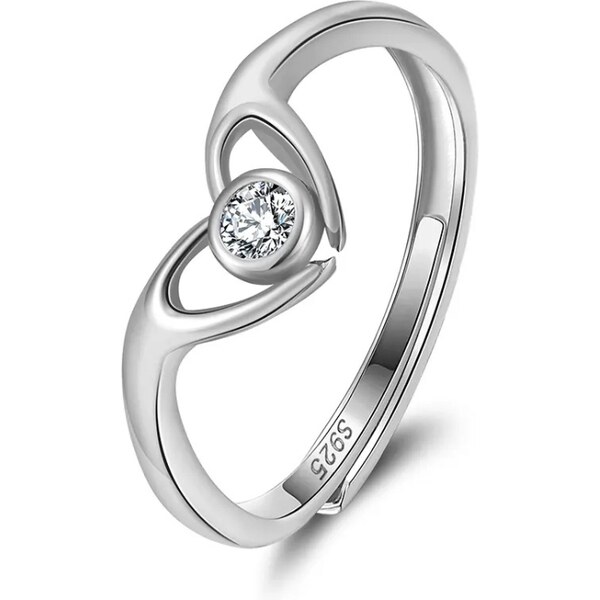 MAJYA Strieborný nastaviteľný prsteň ADELINE 11366 64582470