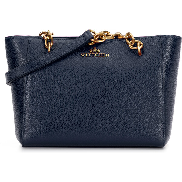 Wittchen Dámska ramenná kožená kabelka granátová 100-4E-604-7 66066315