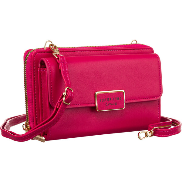 Mini kabelka/peňaženka s dlhým popruhom - 4U Cavaldi 66065769