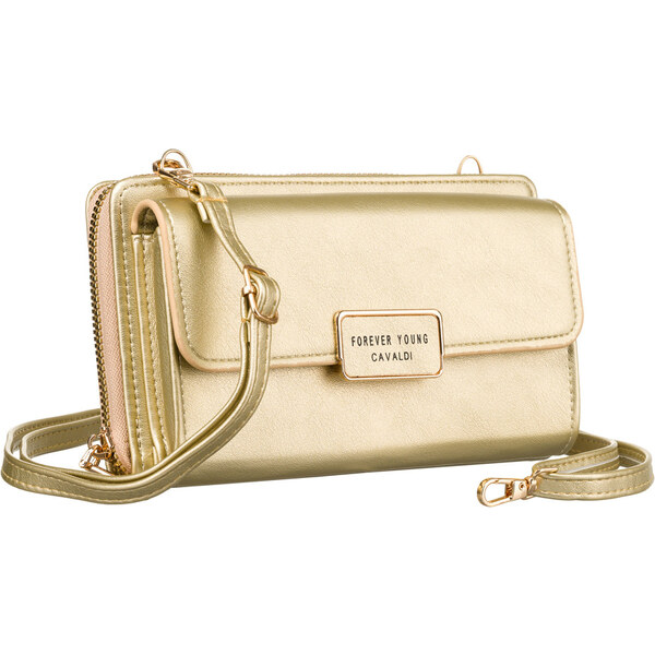 Mini peňaženka s dlhým odnímateľným popruhom - 4U Cavaldi 66065770