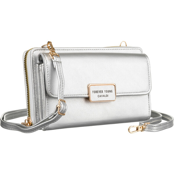 Mini peňaženka s dlhým odnímateľným popruhom - 4U Cavaldi 66065771