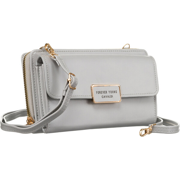 Mini peňaženka s dlhým odnímateľným popruhom - 4U Cavaldi 66065772