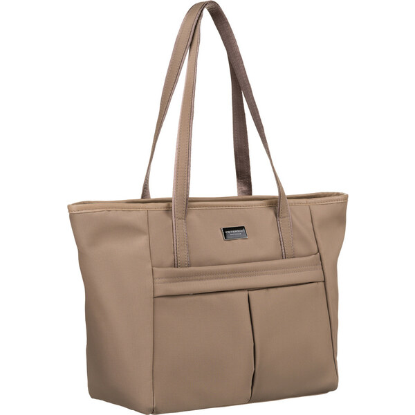 Peterson Béžová dámska priestranná shopper kabelka PTN CTY-08 61532620