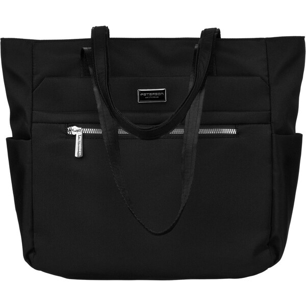 Peterson Praktická čierna shopper kabelka PTN CTY-03 61532622