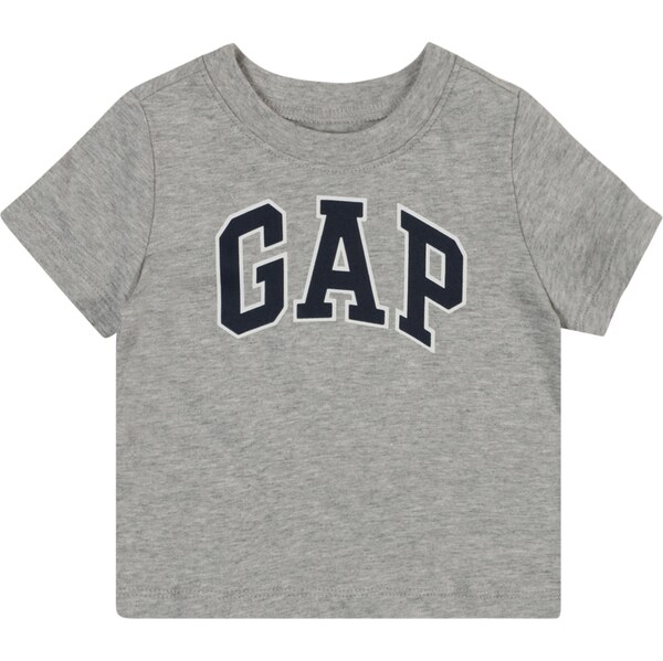 GAP Tričko sivá melírovaná / čierna / biela 61488175