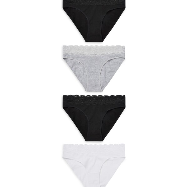 Next Nohavičky svetlosivá / čierna / biela 60909494