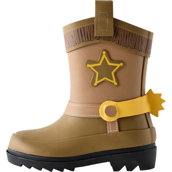 Next Gumáky hnedá / žltá 60910260