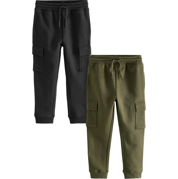 Next Nohavice zelená / čierna 60912085