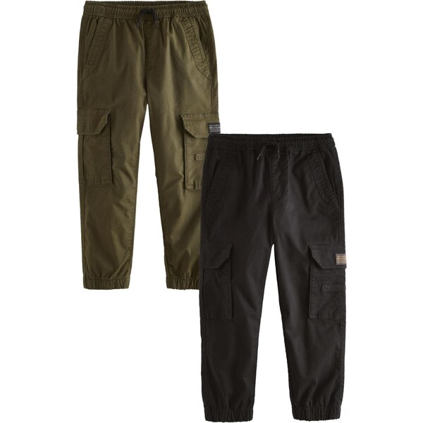 Next Nohavice olivová / čierna 60912399