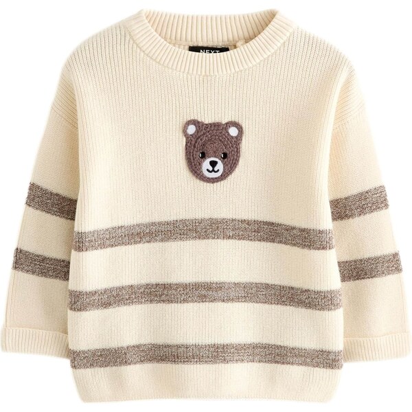 Next Sveter Bär béžová / hnedá 60912685
