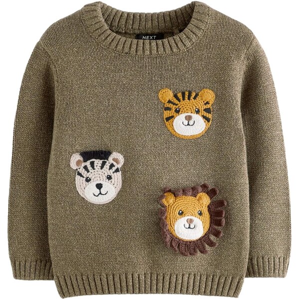 Next Sveter kaki / zmiešané farby 60912839