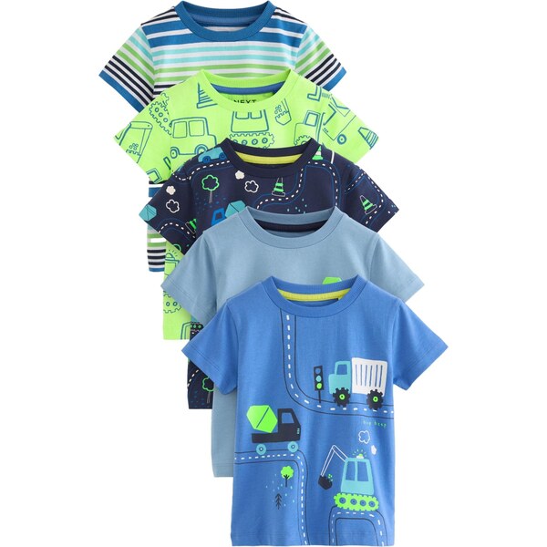 Next Tričko modrá / námornícka modrá / zelená 60913081