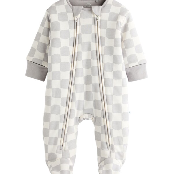 Next Pyžamo sivá / biela 60913093