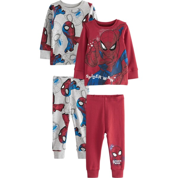 Next Pyžamo sivá / zmiešané farby / červená 60913151