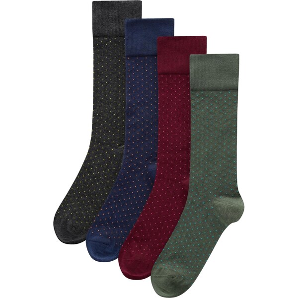 Next Ponožky námornícka modrá / antracitová / trstinová / vínovo 60916127