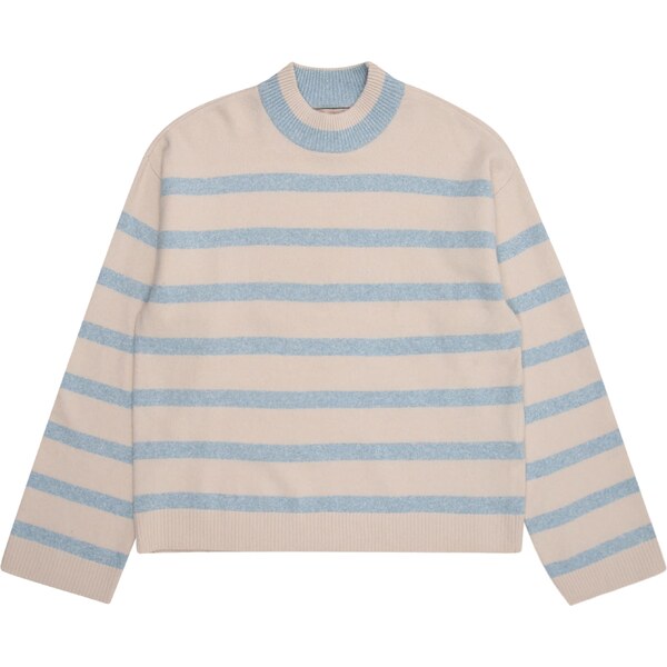 ONLY GIRLS Sveter KOGAMA béžová / svetlomodrá 60869685