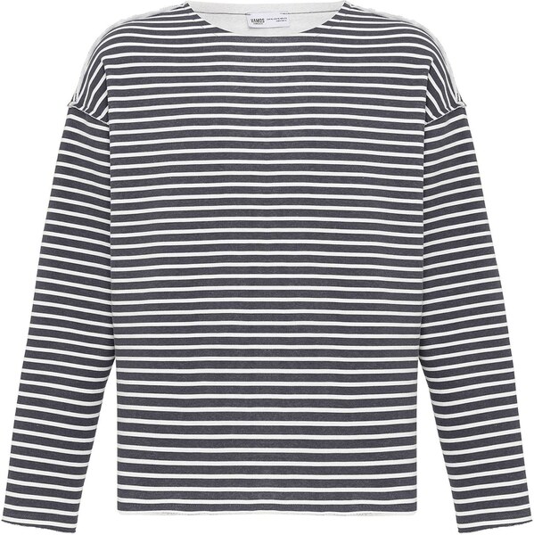 VAMOS CLO Tričko antracitová / biela 62053361