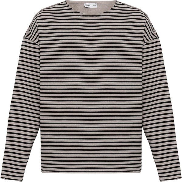 VAMOS CLO Tričko farby bahna / čierna 62053364