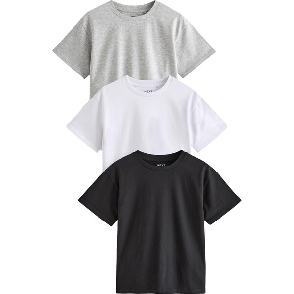 Next Tričko sivá / čierna / biela 62224751