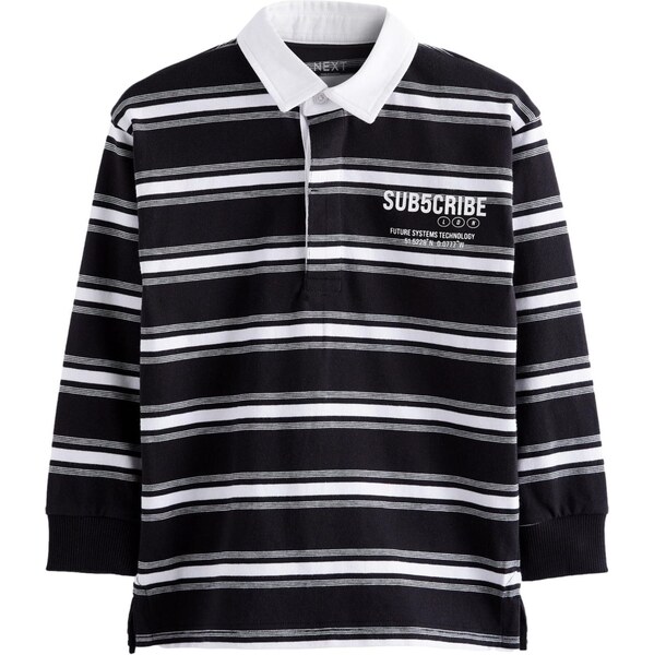 Next Tričko čierna / biela 60914185