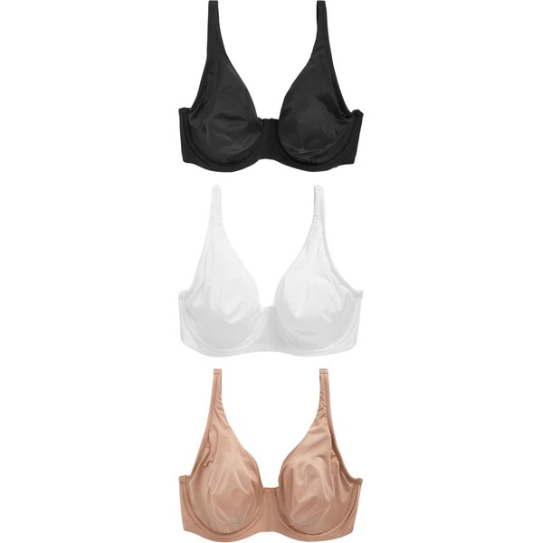 Next Podprsenka piesková / čierna / biela 60915020