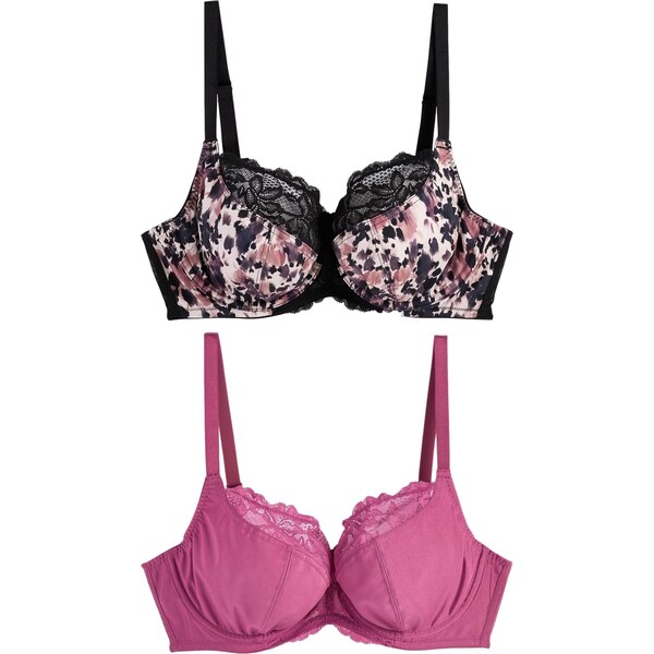 Next Podprsenka telová / ružová / čierna 60915016