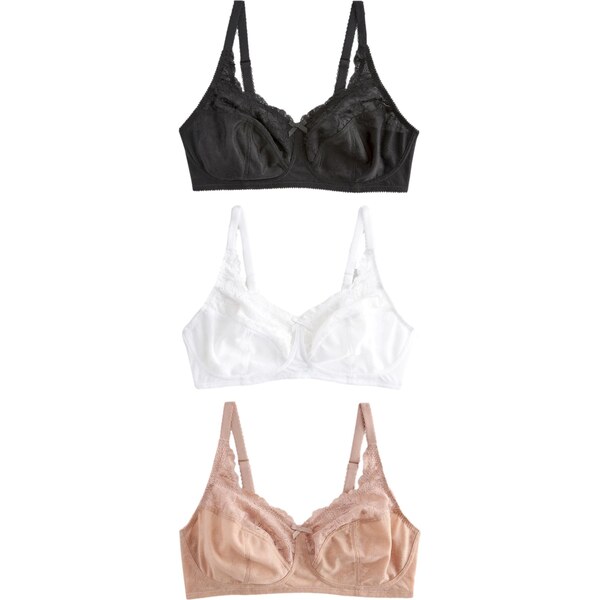 Next Podprsenka telová / čierna / biela 60915043