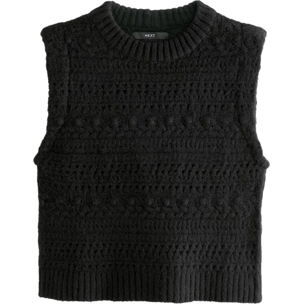 Next Vyšívaný top čierna 62250130