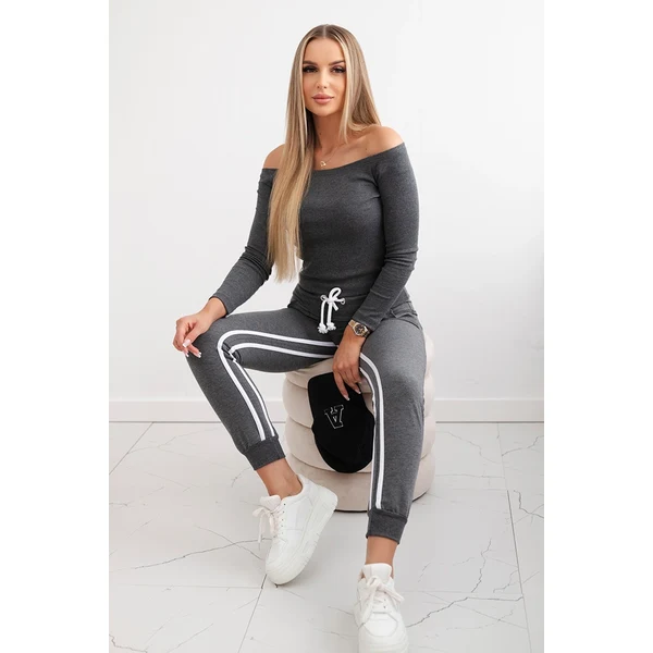 Kesi Set with double stripe graphite 60730923