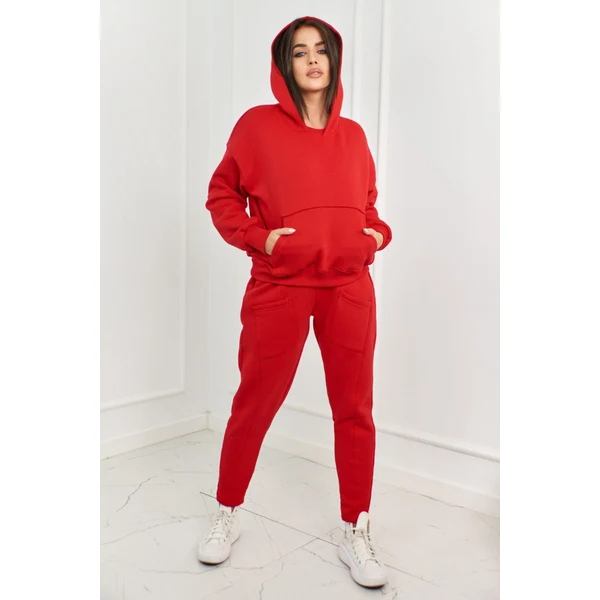 Kesi Insulated set sweatshirt + trousers red 60731266