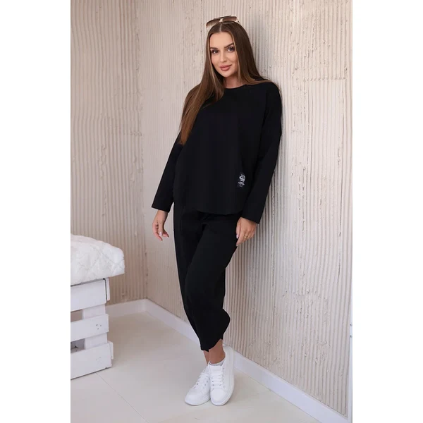 Kesi Włoski Set of sweatshirt and pants punto Black 64656598