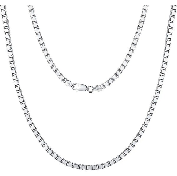 MAJYA Strieborná retiazka BRIAN 50 cm | šírka 3 mm 11358 64582331