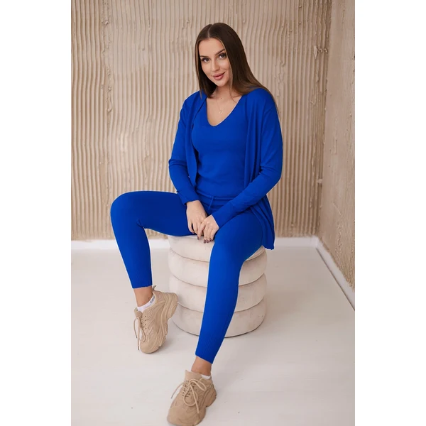 Kesi 3-piece sweater set purple-blue 60729958