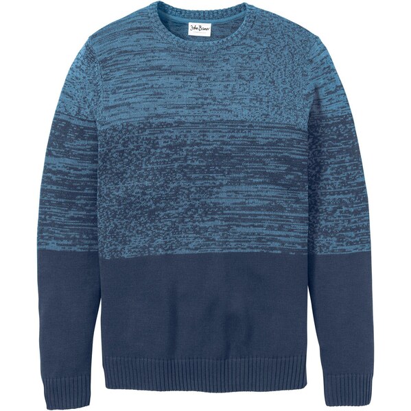 bonprix Jemne pletený pulóver s komfortným strihom a bavlnou, farba 60953240