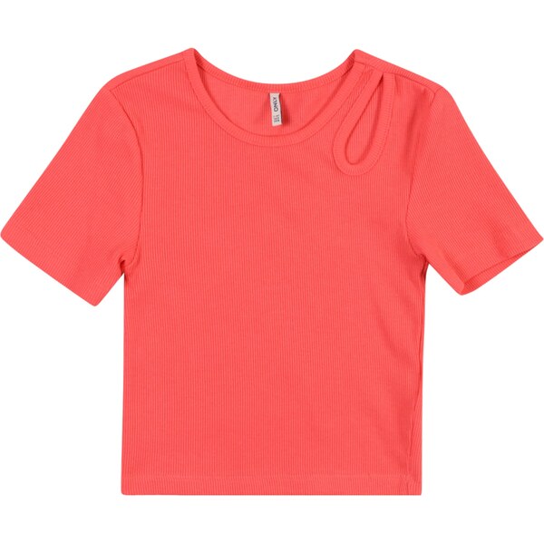 ONLY GIRLS Tričko KOGNESSA oranžovo červená 63151804