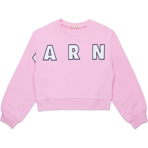 Marni Mikina námornícka modrá / ružová / biela 63211606