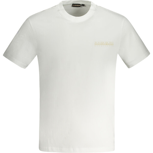 Biele tričko Napapijri s krátkym rukávom 64702896