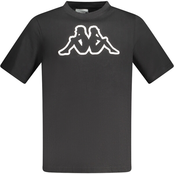 KAPPA pánske tričko s krátkym rukávom čierne 64702797