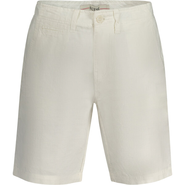 Pánske biele bermudy Guess Jeans 64710331