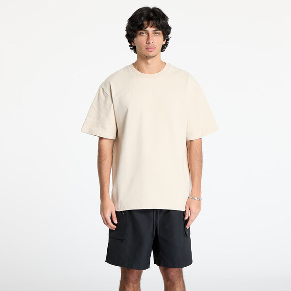 Tričko Karl Kani Autograph Heavy Jersey Boxy Tee Sand M 60969687