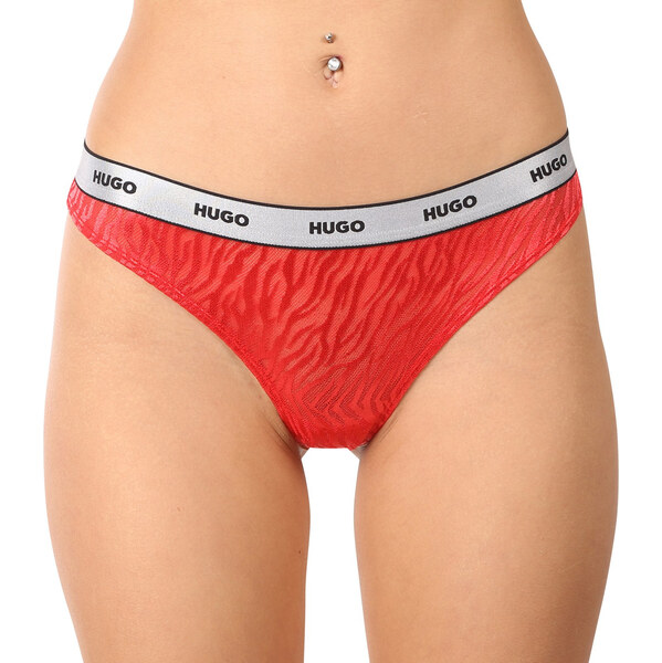 3PACK dámske tangá HUGO viacferbná (50527213 962) 60972284