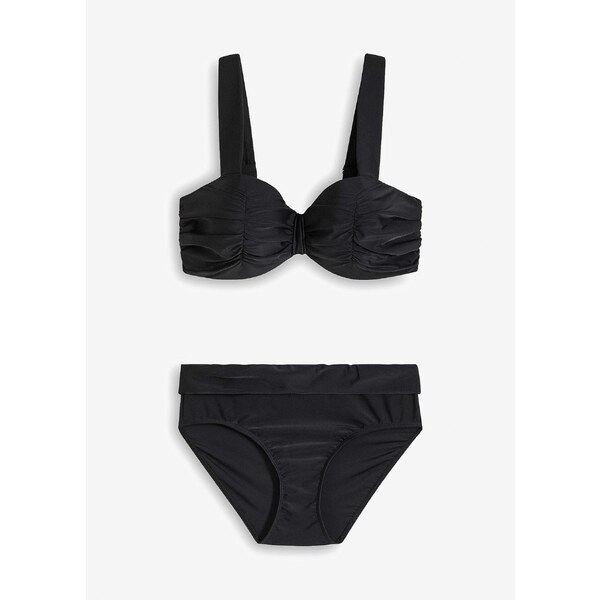 bonprix Bikiny s vystuženými ramienkami (2-dielne), farba čierna 44844307